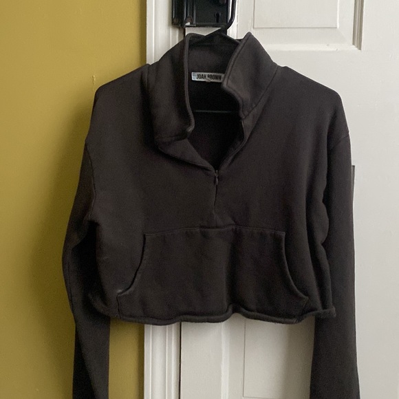 Joah Brown Aspen Half Zip in Charcoal. Size Small/Medium - Picture 7 of 7